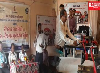દિવાળીબેન ટ્રસ્ટ બારડોલી દ્વારા ધરમપુરના ભવાડા ગામમાં સીવણ કલાસનો થયો આરંભ..