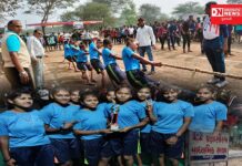 વાંસદાની મનપુર હાઈસ્કૂલ નવસારી જિલ્લા ક્રિડા મંડળ આયોજીત રસ્સાખેંચ સ્પર્ધામાં બની ચેમ્પિયન