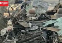 ચીખલીના આલીપોર બ્રિજ પર કન્ટેનર અને કાર વચ્ચે જીવલેણ અકસ્માત: 4 ના મોત 2 ગંભીર ઘાયલ