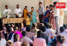 રાષ્ટ્રીય કક્ષાની પાવર લિફ્ટિંગ સ્પર્ધામાં પારડી સાંઢપોર શાળાના શિક્ષિકા મેઘા પ્રજ્ઞેશ પાંડે ચતુર્થ ક્રમાંકે આવતા ડો.નિરવ & ડો.દિવ્યાંગી પટેલ દ્વારા સન્માન