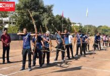 નર્મદા જીલ્લાના એકતાનગરના SRP ગ્રુપ-૧૮ના ગ્રાઉન્ડ ખાતે યોજાઈ રાજ્યકક્ષા તીરંદાજીની સ્પર્ધા