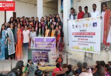 મોટાપોંઢા કોલેજમાં યોજાયો HIV/એઈડ્સ, TB અને બ્લડ ડોનેશન અવેરનેસ કાર્યક્રમ..