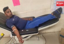 ઉચ્છલ તાલુકાના નાનછલ ગામના યુવાએ ઈમરજન્સીમાં 18મી વખત કર્યું નિઃસ્વાર્થ રક્તદાન..