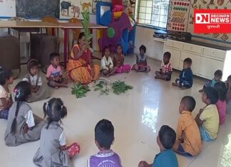 ડાંગના વઘઈ ખાતે ઠાઠરા આંગણવાડી કેન્દ્ર પર શિક્ષણની નવી પહેલ.. જુઓ વિડીયો