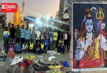 ચીખલી રિવરફ્રન્ટ ખાતે 35000 હજારથી વધુ દીવડાઓમાંથી બનાવાઈ શિવજીની પ્રતિમાની રંગોળી.. જુઓ વિડીયો