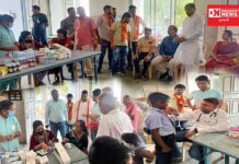 નવસારી ભાજપના યુવા મોરચા દ્વારા ચીખલીના દેગામ ખાતે યોજાયો મફત મેડિકલ કેમ્પ