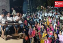 વાંસદામાં નેશનલ હાઈવેના વિરોધની રાત્રી સભામાં ભાજપ કોંગ્રેસ એક મંચ પર.. જીવ આપીશું જમીન નહિ.