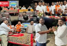 નવસારી આદિવાસી મોરચામાં નવા નિમાયેલા સંયોજક અને સહ સંયોજકનો ઘોડવણી ગામમાં યોજાયો અભિવાદન કાર્યક્રમ..