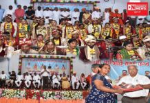 ઉમરગામમાં ધારાસભ્ય રમણલાલ પાટકરના આયોજન હેઠળ યોજાયો 55 યુગલોના સમૂહ લગ્ન સમારોહ..