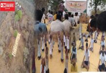 વાંસદાના ગોધાબારી તોરણીયા ડુંગર પર આંતરરાષ્ટ્રીય યોગ દિવસ ઉજવણી