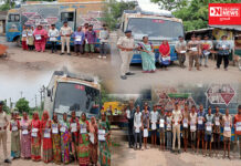 રાજપીપળા ટાઉન પોલીસે નગરમાં સુરક્ષા રથ ફેરવી ગુનાઓ સંબંધી માહિતિ લોકોને પુરી પાડી..