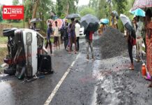 વાંસદાના ચોરવણી ગામમાં રોડ કોન્ટ્રાકટરની બેદરકારીભરી કામગીરી લઈને થયો અકસ્માત.. જુઓ વિડીયો