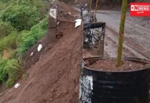 પહેલા વરસાદમાં જ સોનગઢ- આહવા નેશનલ હાઈવે ધોવાયો.. પ્રિમોન્સુનમાં હાઈવે ઇજનેરને જાણ કરાઈ છતાં કોઈ પગલાં લેવાયા નહિ..