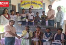 વાંસદાની મનપુર પ્રજ્ઞાસૌરભ હાઇસ્કૂલમાં વેદાંશી હોસ્પિટલના ડો.વિનુભાઈ જાદવના હસ્તે કરાયું યુનિફોર્મ વિતરણ..