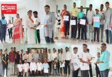 સ્પર્શ દ્વારા કપરાડા તાલુકાના શૈક્ષણિક સ્પોર્ટ્સ ના બેસ્ટ યુવા, વિદ્યાર્થીઓને ઇનામો આપી પ્રોત્સાહિત કરવામાં આવ્યા.