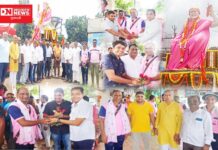 લીમઝરથી શિરડી ૨૪૦થી વધુ પદયાત્રીઓનું રાણીફળીયામાં સ્વાગત.