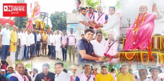 લીમઝરથી શિરડી ૨૪૦થી વધુ પદયાત્રીઓનું રાણીફળીયામાં સ્વાગત.