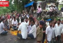 વાંસદા કોંગ્રેસ કાર્યકર્તાઓ સાથે ધારાસભ્ય અનંત પટેલ દ્વારા ઉજવયો ખાડા મહોત્સવ..