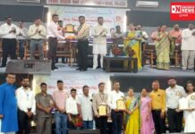 વઘઇ તાલુકાના શ્રેષ્ઠ શિક્ષક સન્માન સમારોહમાં શિક્ષકોનું સન્માન કરાયું..