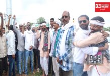 આદિવાસી સુરક્ષા યાત્રાનું ખેરગામમાં SAS અને અન્ય સમાજના આગેવાનો દ્વારા ભાવભીનું ભવ્ય સ્વાગત..