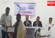 JCI ચીખલી દ્વારા લોકસેવાના પાયાના કર્મશીલોનું કરાયું સન્માન..
