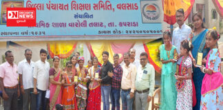 કપરાડાની વારોલી તલાટ પ્રા. શાળા નવરાત્રી પર્વને અનુલક્ષીને ઉજવાયો ગરબા મહોત્સવ..