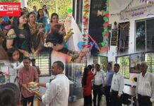 વલસાડની એમ.જી.પટેલ આદર્શ સાર્વજનિક હાઈસ્કૂલ અટગામ ખાતે ગ્રંથાલયનું થયું ઉદ્ઘાટન..