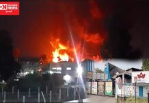 દાનહમાં સાયલીની AYM સિન્થેટિક કંપનીના ગોડાઉનમાં અચાનક લાગી આગ.. લાખોનું નુકસાન