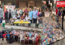 વલસાડમાં ભીલાડવાલા બેંકના ઓટલા પર અને ટ્રેન્ડ્સ પાસે ફૂટપાથ પર યોજાઈ પુસ્તક પરબ..