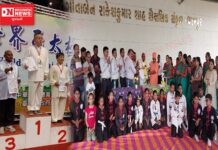 ધરમપુરમાં વલ્ડ તાઈ ચી ચેમ્પિયનશીપમાં ગુજરાતનો કુગફુ માસ્ટર હિતેશ બી પ્રજાપતિ અને દક્ષાબેન ચૌધરીનું થયું સન્માન