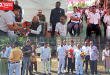 મધ્યપ્રદેશના રાજ્યપાલશ્રી મંગુભાઈ પટેલ વલસાડ જિલ્લાની એક દિવસીય ઉડતી મુલાકાતે..