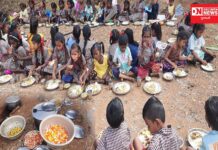 કપરાડા તાલુકાના ઓઝરડા ઓઝર ફ. પ્રાથમિક શાળામાં યોજાયું વનભોજન..