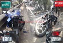 ધરમપુર- વાંસદા હાઈવે પર કરંજવેરીના માન નદીના પુલ પાસે રાત્રીએ R15 યામાહા અને સ્પેલન્ડર બાઈક વચ્ચે અકસ્માત..