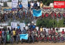 ધરમપુર તાલુકાની સિંન્દુમ્બર પ્રાથમિક શાળા ખાતે 50 વિદ્યાર્થીઓને સાયકલનું કરાયું નિ:શુલ્ક વિતરણ