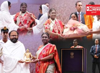 ધરમપુરમાં રાષ્ટ્રપતિ દ્રૌપદી મુર્મુનું આગમન..મોહાનગઢ પર રાજ સભાગૃહન ખુલ્લું મૂક્યું.. આદિવાસી સાડીઓ, ઘરેણાં અને નૃત્યોથી કરાયું સ્વાગત..