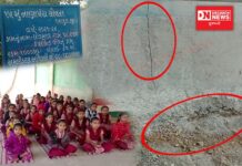 વાંસદાના ઘોડમાળ ગામની પ્રા શાળાની કંપાઉન્ડ-વોલમાં બે મહિનામાં જ તિરાડ.. કૌભાંડી કોન્ટ્રાક્ટર વિરુદ્ધ અધિકારી વહેલી તકે આંખે બાંધેલા પાટા છોડે.. જુઓ વિડીઓ..