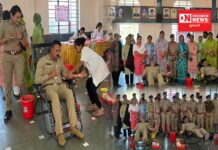 વાંસદામાં શ્રી પ્રતાપ હાઈસ્કૂલ યોજાયો બ્લડ કેમ્પ.. 83 બોટલ રક્ત થયું એકત્રિત