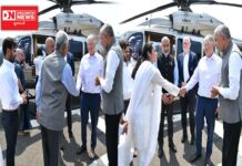 બિલ ગેટસનું એકતાનગર હેલિપેડ ખાતે ઉષ્માભર્યું સ્વાગત કરાયુ..