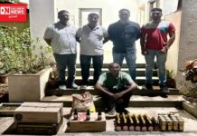 વાંસદાના ચાપલધરા ગામમાંથી 28,800 રૂપિયાના દારૂના જથ્થા સાથે બૂટલેગર રાજુભાઈ નવસારી ACB ના કબજામાં..