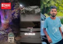 ઓવર સ્પીડ કાર ચલાવતાં સર્જાયો અકસ્માત, ઉચ્છલના જામકી ગામનાં યુવાનનું ઘટના સ્થળ પર જ મોત..