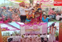 23મો આદિવાસી સમૂહ લગ્ન મહોત્સવમાં 700 થી વધુ દંપતી એક તાતણે જોડાયા..