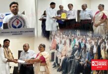 દક્ષિણ ગુજરાતના યુવા ગાંધીયન નિલમ પટેલ માનવ જ્યોત પુરસ્કારથી ગુજરાતી પત્રકારત્વના દિગ્ગજ પત્રકાર અજય ઉમટના હસ્તે થયા સન્માનિત..