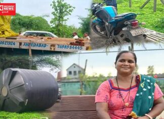 ધરમપુરમાં ટ્રકમાંથી પાણીની ટાંકી છટકતા રસ્તાની બાજુમાં ઉભી મહિલાના માથા પર પડતાં મહિલાનું ઘટના સ્થળે જ મોત..