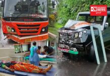 અમદાવાદથી નાસિક જતી GRST બસ અને ક્રૂઝર જીપ વચ્ચે અકસ્માતમાં 8 લોકોને ઈજા; સારવાર માટે ખસેડાયા..