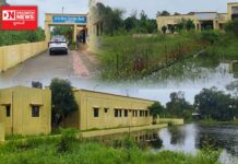 ચીખલીના રાનકુવા આરોગ્ય કેન્દ્રની ફરતે વરસાદી પાણી પાણી.. PHCના મકાનને નુકસાન થવાની ભીતી.