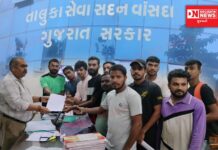 સ્પર્ધાત્મક પરીક્ષામાં CERT પદ્ધતિ નાબૂદ અને ફોરેસ્ટ ભરતીમાં ઉમેદવારના માર્કસ જાહેર કરવા વાંસદામાં અપાયું આવેદનપત્ર..