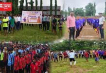 ડેડીયાપાડા તાલુકામાં સેન્ટ ઝેવિયર્સ હાઇસ્કુલ નિવાદા માં ડેડીયાપાડા તાલુકાની અલગ અલગ શાળાઓના વિદ્યાર્થીઓ રમત મહોત્સવ માં ભાગ લીધો..