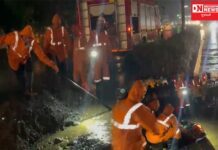 બેજવાબદાર વહીવટીતંત્ર: સેલવાસ એકદંત સોસાયટી પાસે રાત્રીના અંધારામાં મોપેડ સવાર પડયો ખાડામાં..