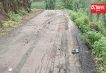 ડાંગના નીરગુડ માળ અને કાહડોળ ઘોડી ગામમાં બનાવેલ રસ્તો એક જ વર્ષમાં બેહાલ.. નાળાઓ બેસી ગયા..