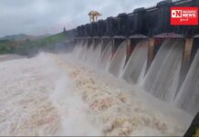 મધુબન ડેમના ઉપરવાસમાં ભારે વરસાદથી 10 દરવાજા 2 મીટર ખોલવા  પડયા… સેલવાસમાં 3.31 ઈંચ વરસાદ..